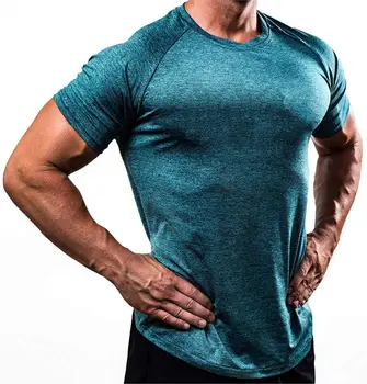 3Pcs/masse Mands Hurtig tørring Solidt Brand Tøj kortærmet t-shirt mænd Behagelig Undertrøje Herre tshirt Bodybuilding