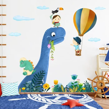 Tegnefilm lille dinosaur legende wall stickers kids room decoration baby soveværelse indretning barnlige mærkat, selvklæbende home decor