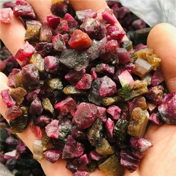 100g naturlige Farve tourmali sten og mineraler reiki healing krystal rå ædelsten prøven til fremstilling af smykker