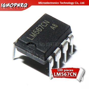 100PCS LM567CN DIP8 LM567C DIP LM567 nye og originale IC