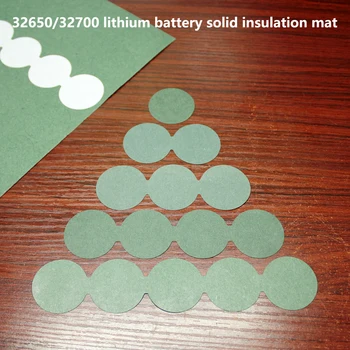 100pcs/masse 32650 lithium batteri solid positiv isolering pakning 32700 byg papir byg hurtigt ba isolering papir pakning