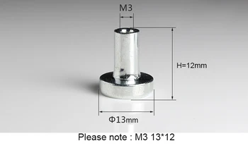 100Pcs/Masse M3 1312 Inde Tråd LED-Skærm Magnetiske Kolonne Skrue Til P4.75 P10 Semi-Offentlig-Modul Panel
