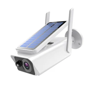 1080P Solar Panel Trådløs Bullet Sikkerhed Kamera Lavt Strømforbrug ICESEE Videoovervågning Motion Detection Wifi CCTV Kamera 20M IR