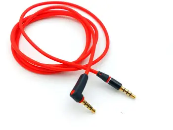 10stk 4-polede 3,5 mm Male 3,5 mm Male Hovedtelefoner Bil MP3 AUX Ledningen Udvidelse mandlige kabel-120cm