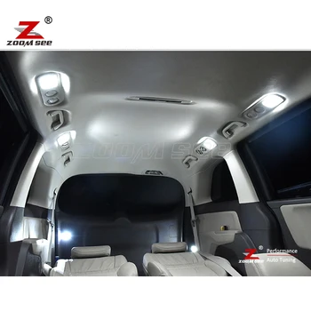 10stk Canbus ingen fejl Hvid interiør bil LED pære indeni reading light kit For Hyundai Trajet (2001-2008)