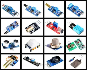16pcs/masse Raspberry Pi 3&Raspberry Pi Model 2 B sensor modul-pakke 16 typer af sensor