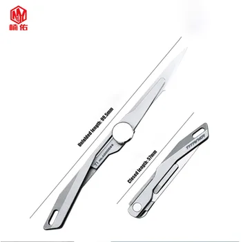 1PC EDC Multifunktion Akut Kirurgisk Medicinsk Kniv Titanium Legering Skalpel Lomme Folde Kniv Kniv Udendørs