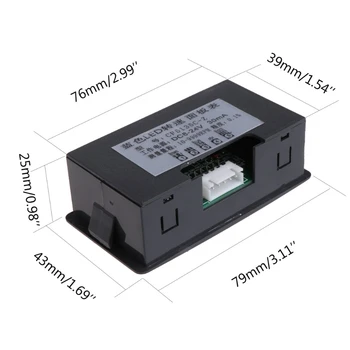 1Pc Måling af Målere 4 Digitale Blå/Grøn/Rød LED Omdrejningstæller RPM Hastighed Meter 10-9999RPM Hall Nærhed Switch Sensor NPN