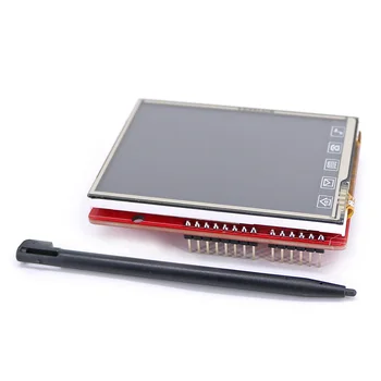2,8 tommer TFT ILI9320 Touch LCD-Skærm Skjold Om Bord Temperatur-sensor +Touch Pen til Arduino UNO R3/Mega2560/Leonardo