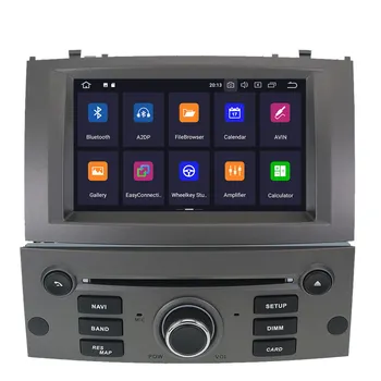 2 din stereo receiver Bil radio Styreenhed Audio For Peugeot 407 2004-2010 Android10.0 bil navigator Multimedia-Afspiller, Gratis kort