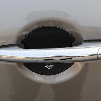 2 Stk bildøren skål beskytter klistermærker Til MINI Cooper S F54 F55 F56 F60 R55 R56 R60 Anti-scratch nail Udvendig Tilbehør
