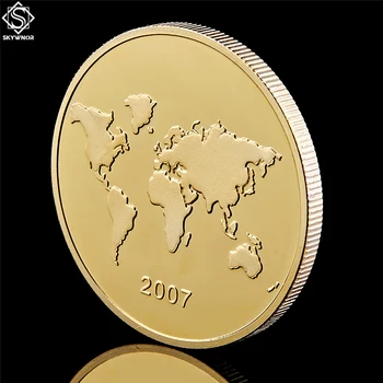 2017 Kristus Forløser Gud Beskytte Troende Verdens Nye Syv Vidundere Brasilien Guld Mønt Online Til Afhentning