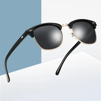2019 nye mode runde mænds solbriller UV400 ovale briller damer classic retro brand designer sport kørsel solbriller