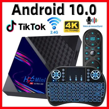 2020 Android 10 Smart-TV-Boksen H96 Mini V8 2 GB 16 GB RK3228A Rockship 2,4 Ghz wifi 4K Google Playstore Youtube H96Mini Media Player