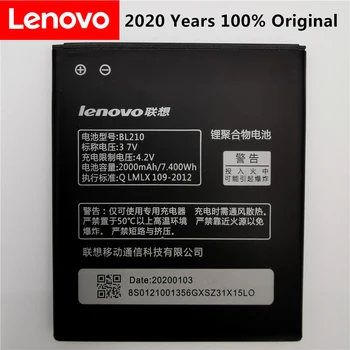 2020 Nye 2000mAh BL 210 BL210 Batteri til Lenovo A536 A606 S820 S820E A750E A770E A656 A766 A658T S650 Telefon Udskift batteriet