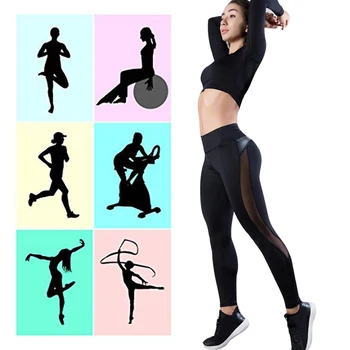 2020 Nye Kvinder Yoga Bukser Push Up Fitness, Sports-Leggings Kører Mesh Yoga Leggins Problemfri Træning Femme Bukser med høj talje