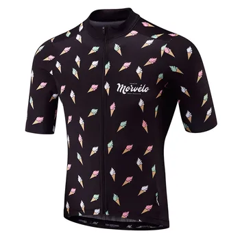 2021 morvelo nyeste pro team fit top kvalitet Mænds sommeren korte ærmer cykling Cykling trøjer trøjer kortærmet skjorte