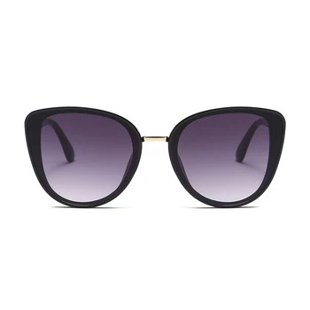 2021 Nye Ankomster Trendy Mode Solbrille Mænd Kvinde Overdimensionerede Cat Eye Ramme Brand Designer Vintage Retro Gradient Dykning