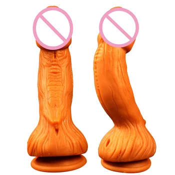23.5*5cm Store Consolador Penis Stærk sugekop Realistisk Dildo Sex Legetøj Til Kvinde Masturbator Real Dildo Erotisk Legetøj Lesbiske