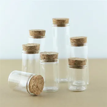 24PCS 30mm Diameter In Vitro Glas Botttle Mini-Sub Krukker Cork Håndværk Krukker DIY, der Ønsker Flasker Rejse Glas