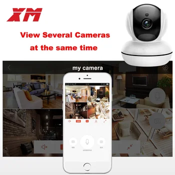 2stk 960P Trådløse PTZ IP-Kamera Wifi CMOS-IR Night Vision Sikkerhed Kamera Baby Motion Detection Home Security XM