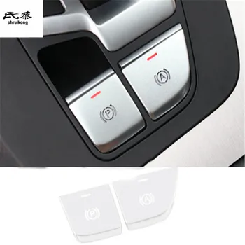 2stk/masse bil klistermærker ABS Parkering knappen dekorative dækning for 2017-2019 AUDI Q5 FYB bil tilbehør