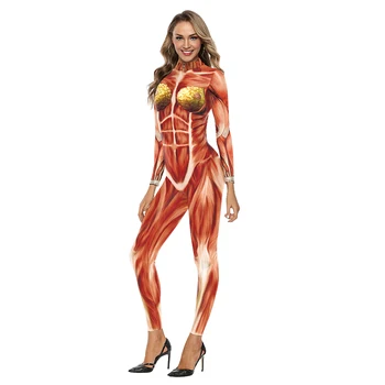 3D Printet Cosplay Kostume Angreb På Titan Heldragt, Orgel Purim Karneval Kvinder Halloween Party Outfits Mode Tøj