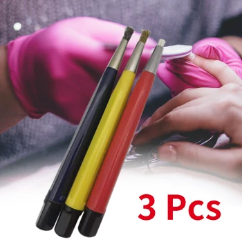 3pcs Stål Urmager Rust Fjernelse af Dele polske Form Glas Fiber Praktiske Messing Børste Penne Se Rengøring Af Sticker-Kit