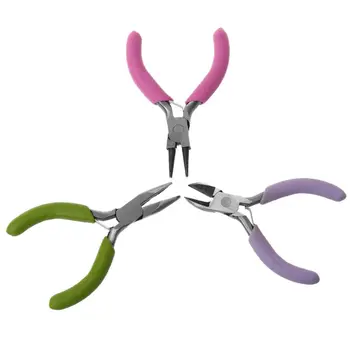 3pcs/sæt Mini-Smykker-Perler Gør Værktøjer Tænger Perlebesat Line Kæde Cutter DIY Kit