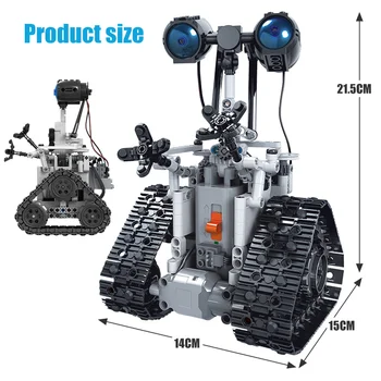 408PCS Kreative Elektrisk Fjernbetjening Maskiner byggesten Ingly Technic RC Robot Mursten Legetøj & Hobby Til Børn