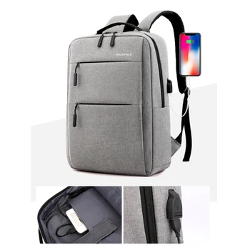 40L Forstørre Rygsæk Eksterne USB-Opladning Laptop Backpack Skuldre mænd og kvinder Mode Vandtæt Rejse Rygsæk skoletaske