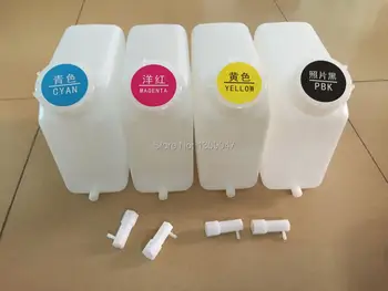 4stk 1,8 L flaske blæk for løs blæk system til roland, mimaki Mutoh udendørs stor format printer