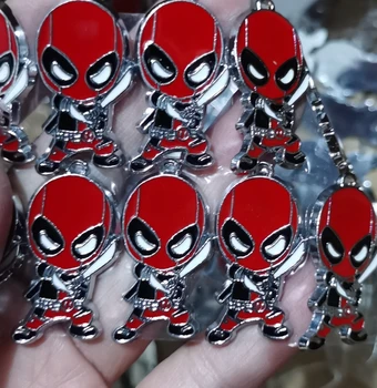 50 stk Deadpool DIY Emalje Metal Charm Vedhæng DIY Smykker at Gøre Mobiltelefon Tilbehør P8