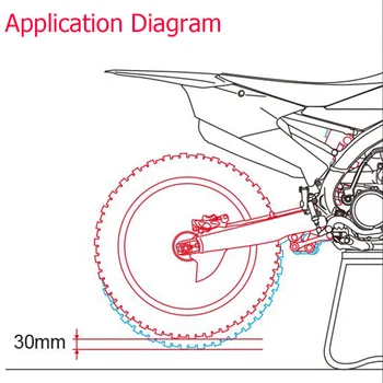 50mm Bageste Suspension Sænke Kit Til KTM Husqvarna For Suzuki, Honda, Kawasaki Yamaha 125 150 250 350 450 500 250R/X/F 450R/X