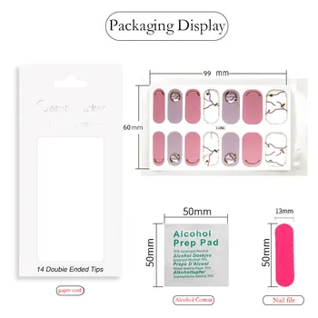 5D Søm Mærkat Desiners Skønhed Mærkat Blomst Floar Selvklæbende Bagside Akryl Negle Sticker Negle Kreative Manicure Klistermærker