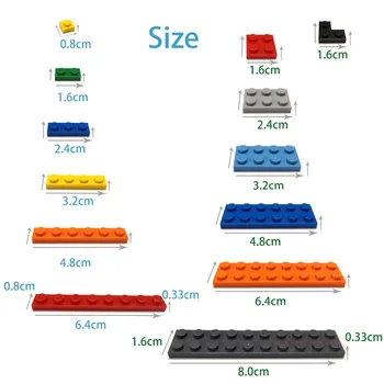 5pcs DIY byggesten Støtte Rammen Mursten 6x6 Prikker Pædagogiske Plastic Legetøj til Børn Kompatible Mærker Børnene Gaver 64448