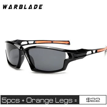 5pcs/masse Mode Mænd Polariserede Solbriller Stilfulde solbriller Mandlige UV400 Polariseret Kørsel Goggle Stil Eyewears Engros