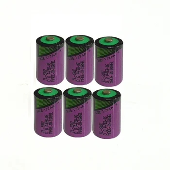 6stk/masse Nye høj kvalitet TL-5902 1 / 2AA ER14250 SL350 3,6 V 1/2 AA PLC lithium batteri