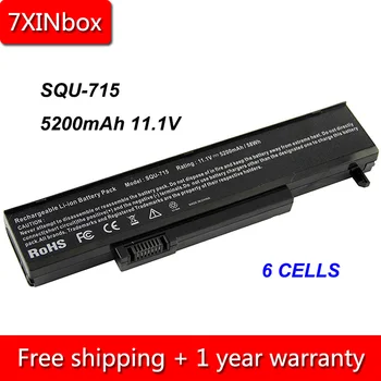 7XINbox 6cell 5200mAh 11.1 V SQU-715 SQU-719 SQU-721 Laptop Batteri Til Gateway GT-M150 W35044LB W35044LB-SP W35044LBSY W35052LB