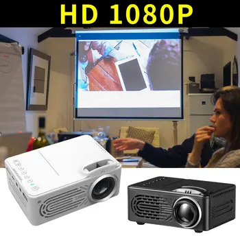 814 Mini Micro Bærbar Home Entertainment Projektor Understøtter 1080P Hd-Mobiltelefon-Forbindelse Projektor