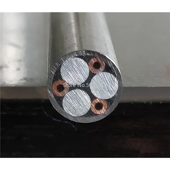 8mm Diameter DIY Kniv med Skaft Mosaikker Pin Nitter 9cm Længde Søm Messing Rør+stålrør #P12