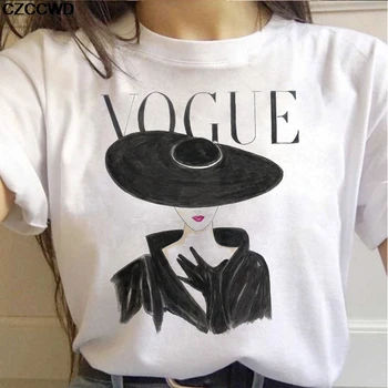 90'erne Kvinder, Sommer Mode, Sexet Mannequin Print T-shirt Korte Ærmer O-Neck Tops Tees Vintage Ullzang Harajuku Street Kvindelige Tshirt