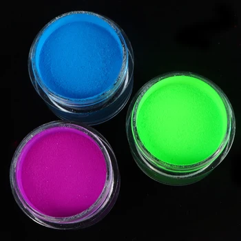 9pcs Søm Udvidelse Akryl Pulver Neon Pigment Pulver 3D-Udskæring Nail Art Tilbehør Manicure Søm Forsyninger Til Professionelle
