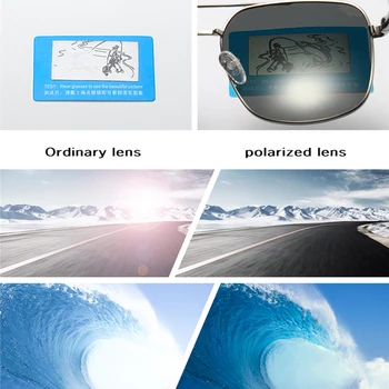 AEVOGUE Nye Solbriller Mænd Pilot To Bjælker Polariseret Mode Metal Frame Kørsel Udendørs Retro Unisex solbriller UV400 AE0776