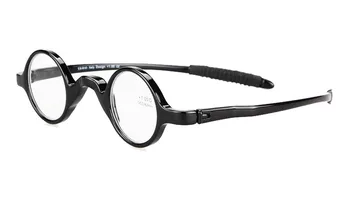Agstum TR90 Små Runde Fleksible Briller Vintage Retro Briller til Læsning Læser +1 +1.5 +2 +3 +4