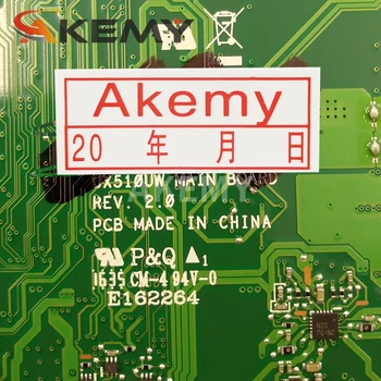 Akemy For Asus UX510UWK UX510UW UX510U U5000U UX510UXK laptop bundkort UX510UW bundkort I5-6200U GTX960M/2 GB DDR4-4 GB-RAM