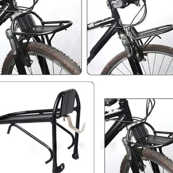 Aluminum Alloy Mtb Cykel Cykel Foran Rack Transportøren Cykeltasker Taske Bærer Bagage Hylde Cykling Beslag Holdbar Og Robust Ny