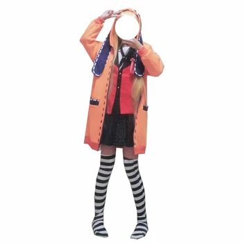 Anime Kakegurui JK Uniform Hoodie Runa Yomotsuki Cosplay Kostume Kirari Jabami Yumeko Halloween kjole