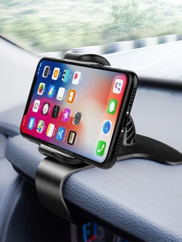 ANMONE Bilens Instrumentbræt telefonholder 360 Rotation Justerbar HUD Universal Car Panel GPS Navigation Stå Mobile GPS Clip-Beslag