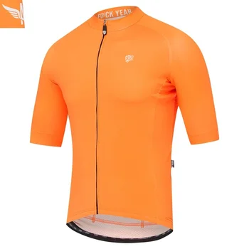 Attaquer A-Linje Lilla Orange Rød Og cykling jersey mænd 4 farve stil Korte ærmer med wing A+ logo ride shirt Go Pro wear